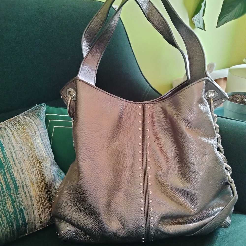 MK silver handbag